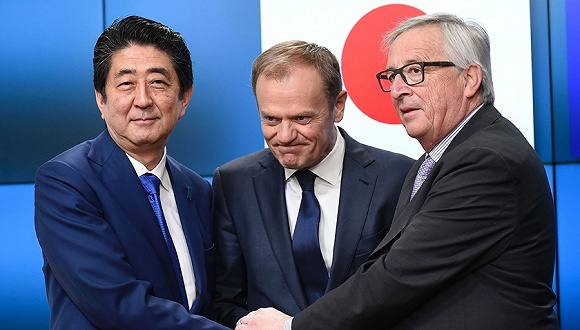 歐盟日本完成自貿協議談判 覆蓋全球三成經濟體量