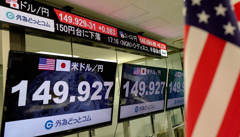 日元對美元跌破150關鍵點位，日本政府或出手干預？